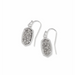 Kendra Scott Lee Drusy Drop Earrings - Rhodium - The Cottage