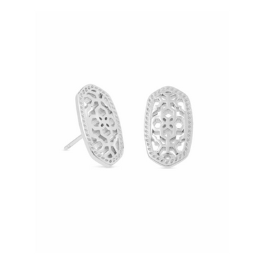 Kendra Scott Ellie Filigree Metal Stud Earrings - The Cottage