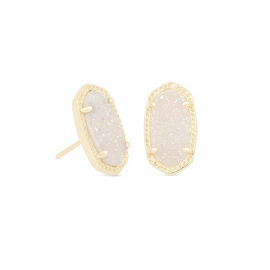 Kendra Scott Ellie Drusy Stud Earrings - Gold - The Cottage