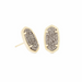 Kendra Scott Ellie Drusy Stud Earrings - Gold - The Cottage