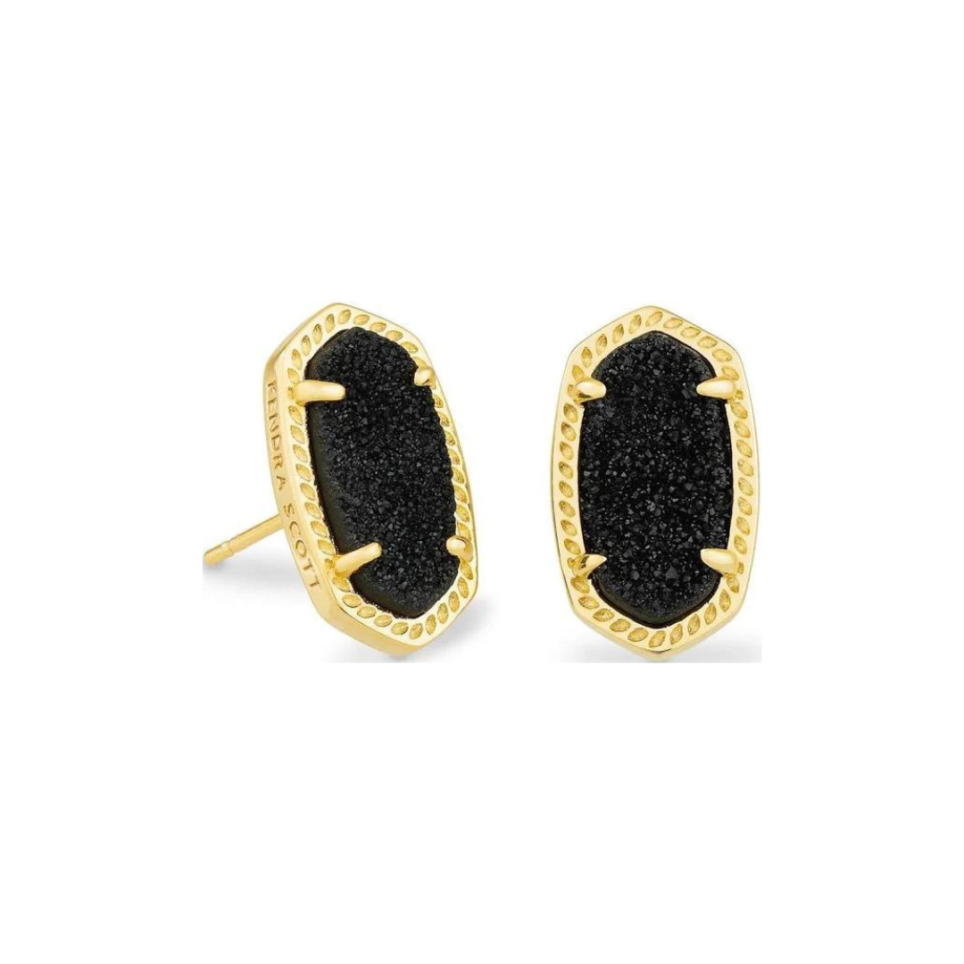 Kendra Scott Ellie Drusy Stud Earrings - Gold - The Cottage