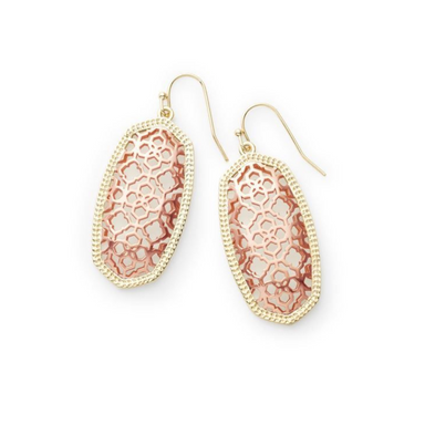 Kendra Scott Elle Drop Filigree Metal Earrings - The Cottage