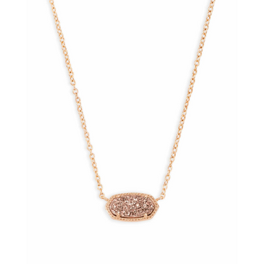 Kendra Scott Elisa Drusy Necklace - Rose Gold - The Cottage