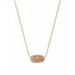 Kendra Scott Elisa Drusy Necklace - Rose Gold - The Cottage