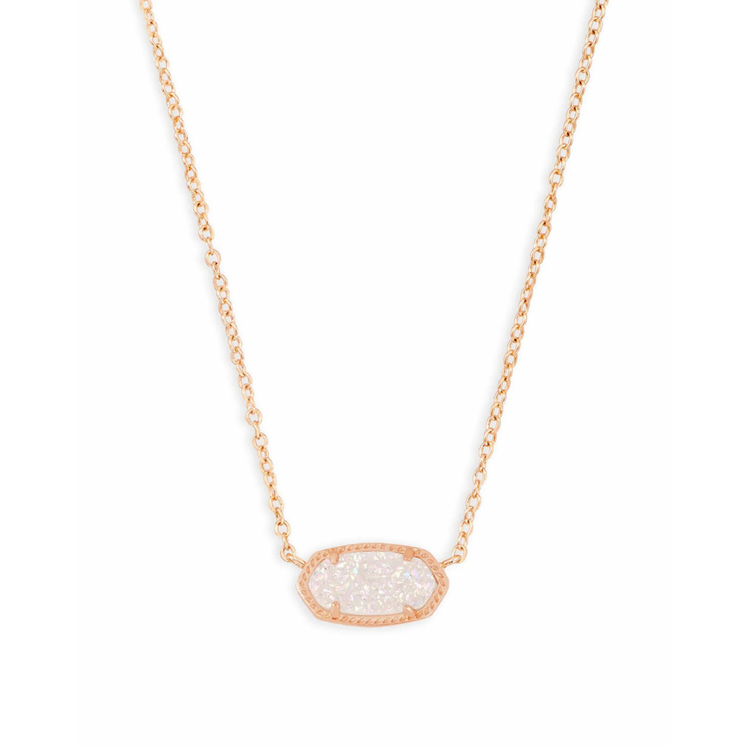 Kendra Scott Elisa Drusy Necklace - Rose Gold - The Cottage