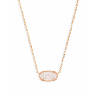 Kendra Scott Elisa Drusy Necklace - Rose Gold - The Cottage