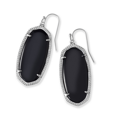 Kendra Scott Elle Drop Earrings - Rhodium - The Cottage