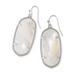 Kendra Scott Elle Drop Earrings - Rhodium - The Cottage