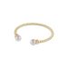 Enewton Classic Gold 3mm Bead Cuff - Pearl - The Cottage