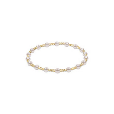 Enewton Classic Sincerity Pattern 4mm Bead Bracelet - Pearl - The Cottage