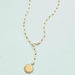 Spartina Splash Flower Drop Medallion Necklace - The Cottage