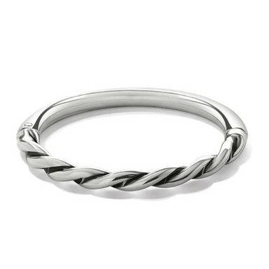 Brighton Interlok Twist Hinged Bangle - The Cottage