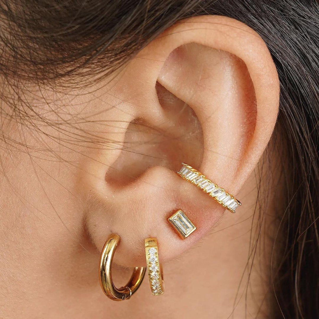 Ellie Vail Erin Huggie Hoop Earrings - The Cottage