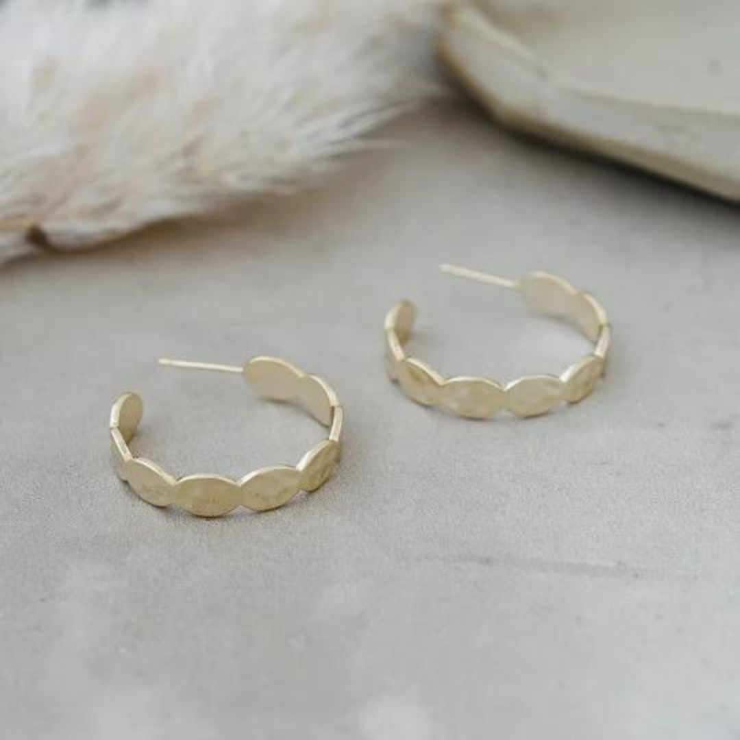 Glee Pippa Hoop Earrings - Gold