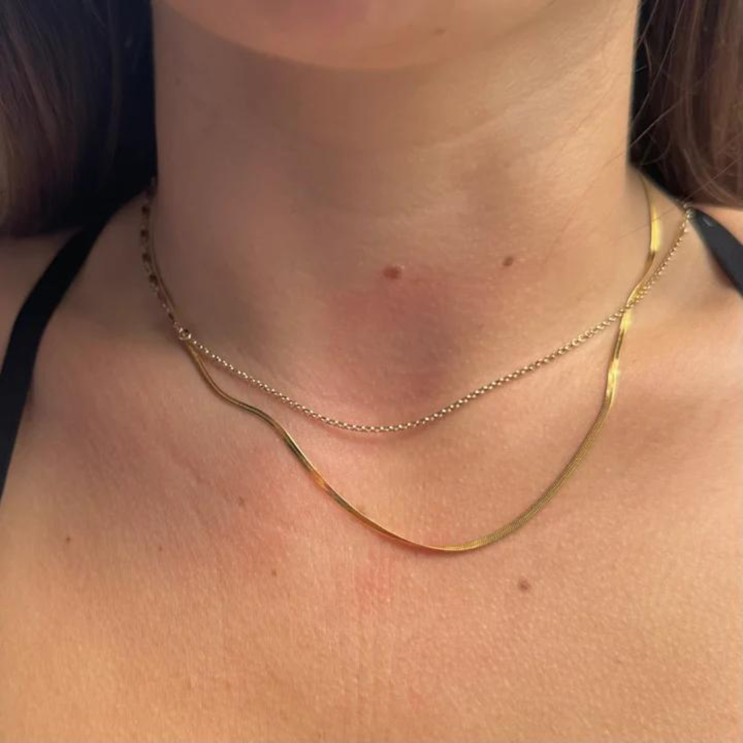 Nikki Smith Micro Herringbone Necklace