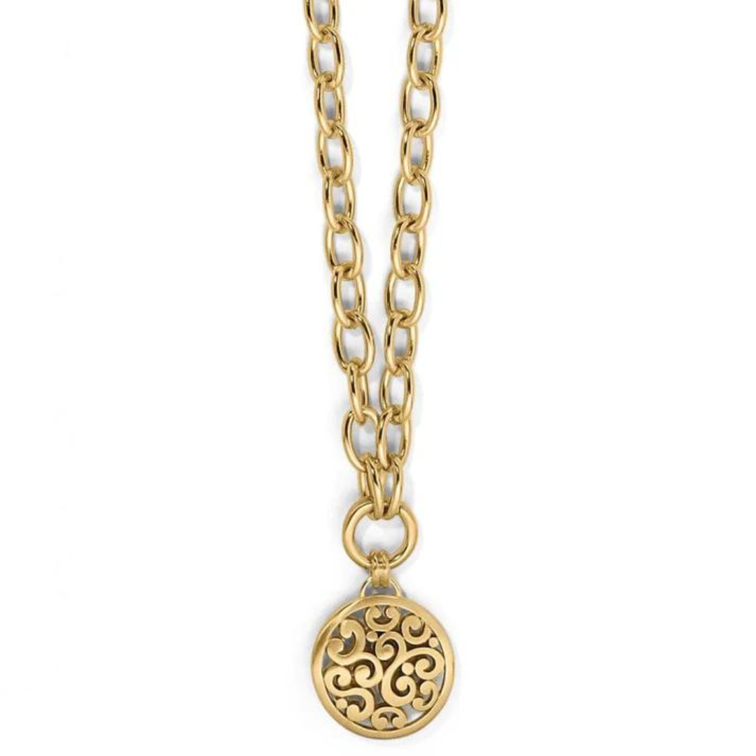 Brighton Contempo Medallion Charm Necklace