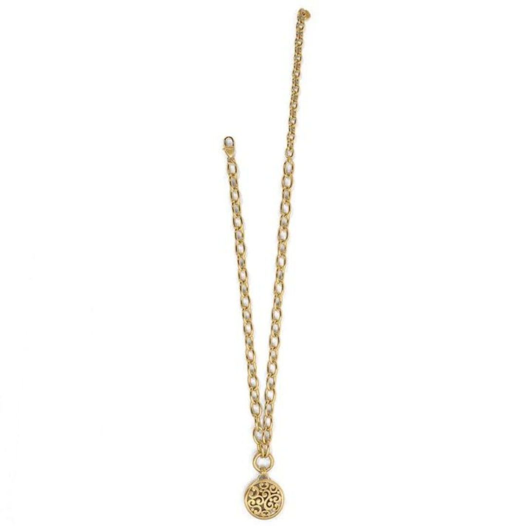 Brighton Contempo Medallion Charm Necklace