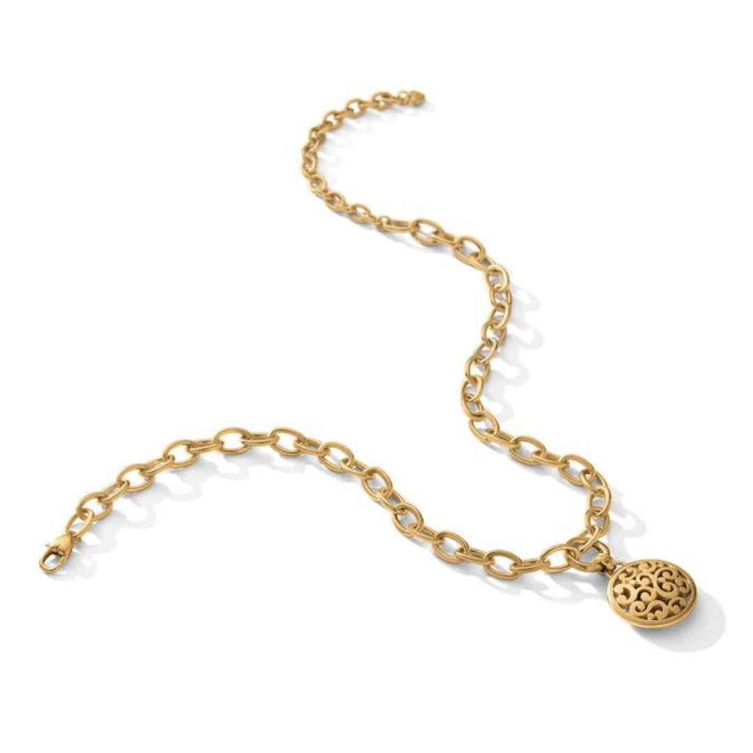 Brighton Contempo Medallion Charm Necklace