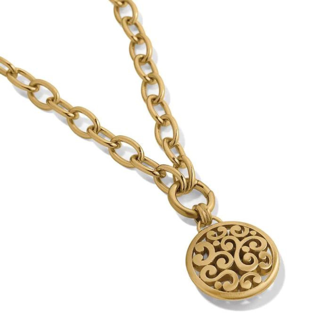 Brighton Contempo Medallion Charm Necklace