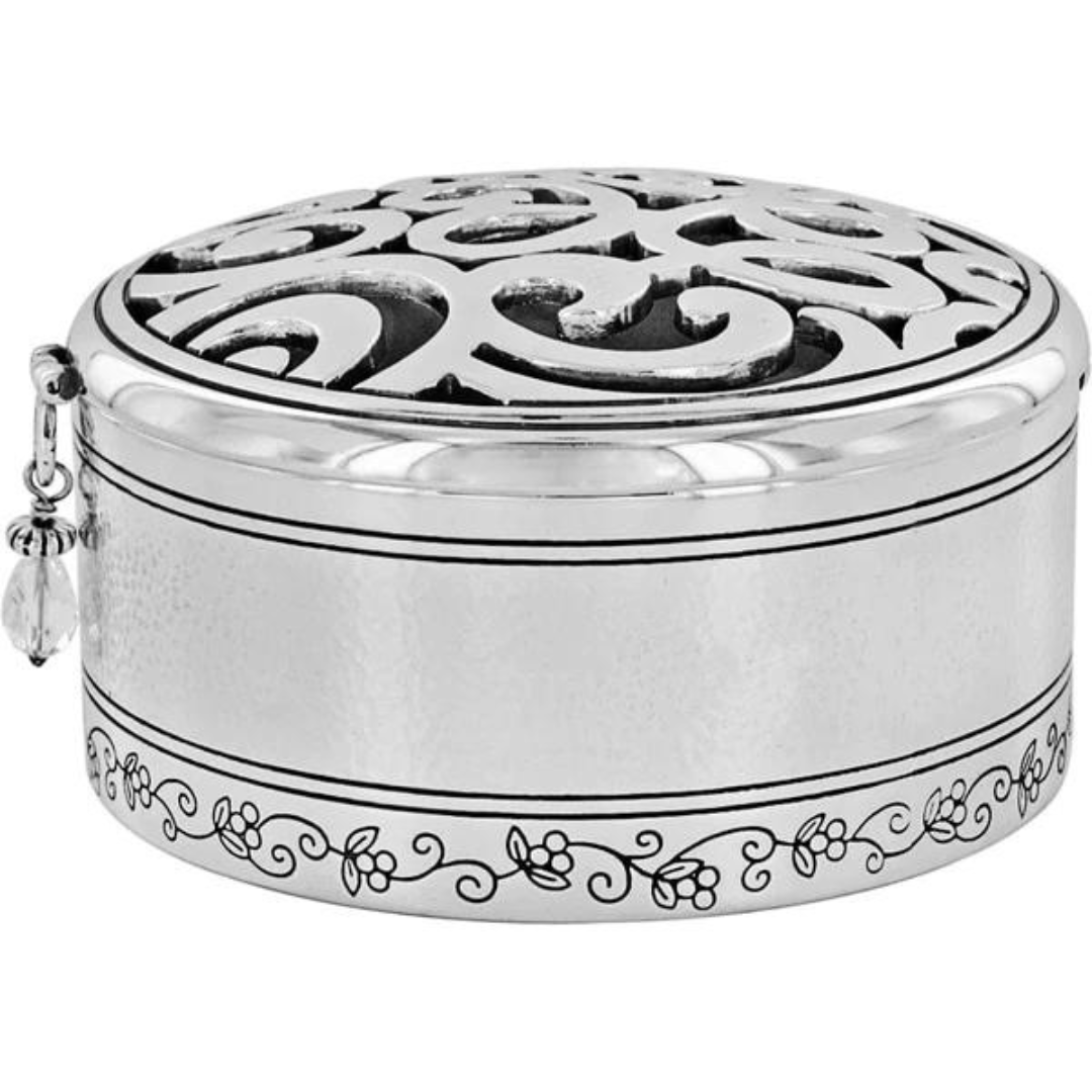 Brighton Skribbel Round Trinket Box