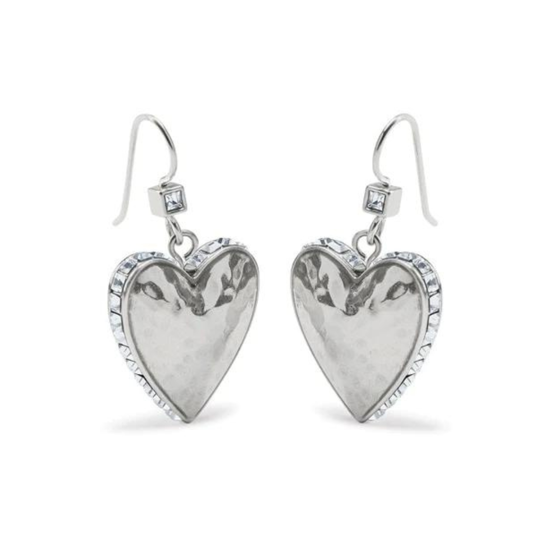 Brighton Spectrum Love Clear French Wire Earring