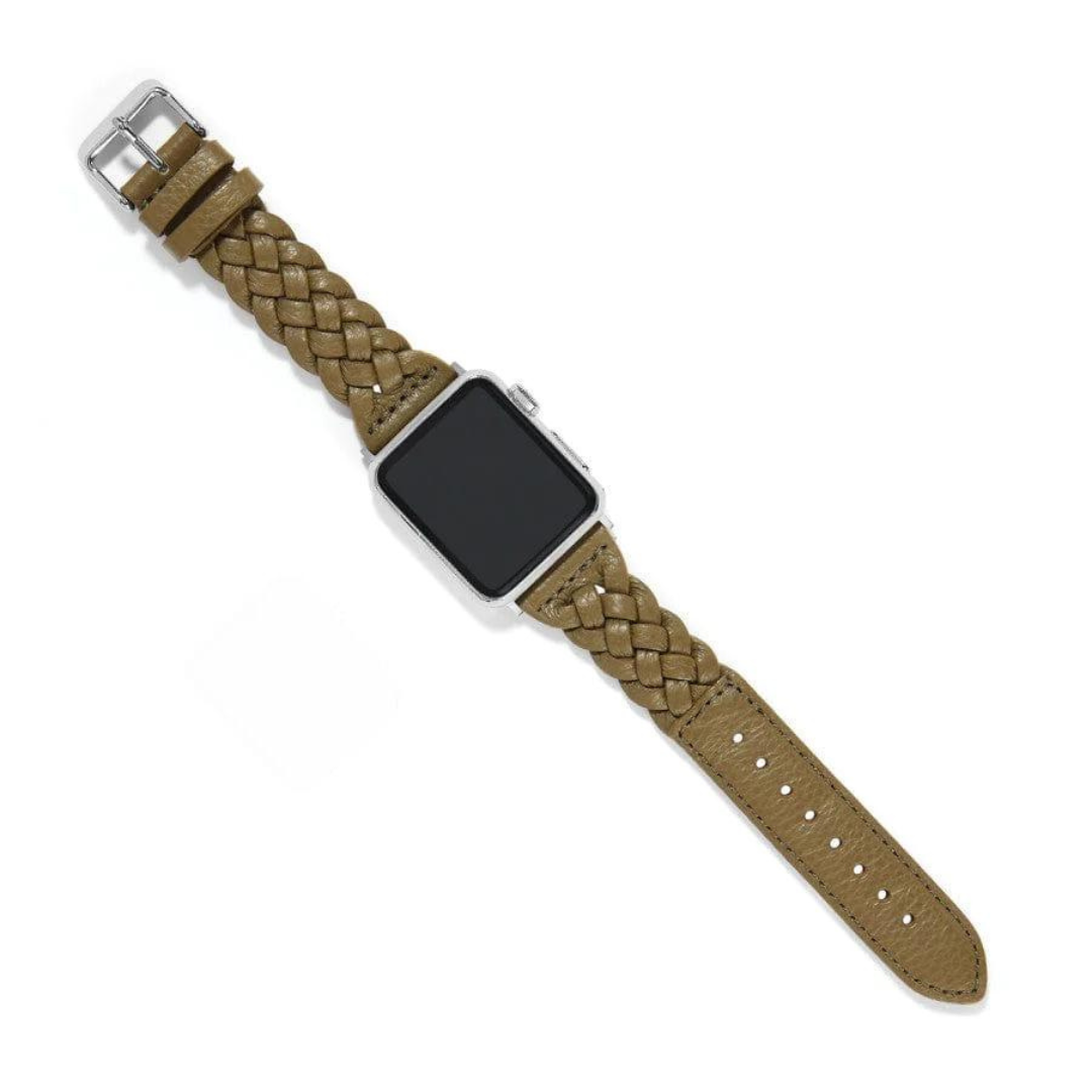 Brighton Sutton Braided Apple Watch Band - Olive