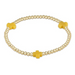 Enewton Signature Cross Gold Pattern 3mm Bracelet - The Cottage