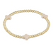 Enewton Signature Cross Gold Pattern 3mm Bracelet - The Cottage