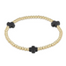 Enewton Signature Cross Gold Pattern 3mm Bracelet - The Cottage