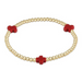 Enewton Signature Cross Gold Pattern 3mm Bracelet - The Cottage