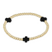 Enewton Signature Cross Gold Pattern 3mm Bracelet - The Cottage