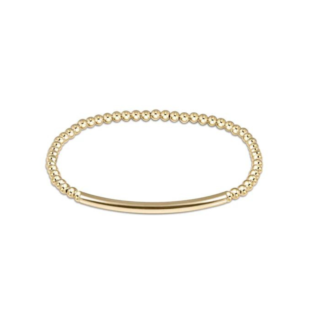 Enewton Gold Classic Smooth Bliss Bar Bracelet - 3mm - The Cottage