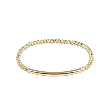 Enewton Gold Classic Smooth Bliss Bar Bracelet - 3mm - The Cottage