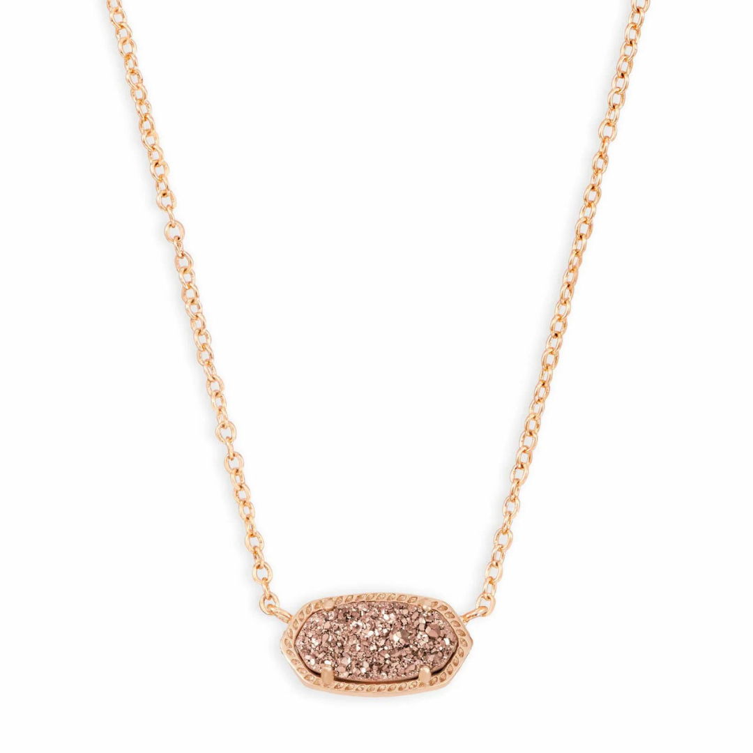 Kendra Scott Elisa Drusy Necklace - Rose Gold - The Cottage