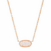 Kendra Scott Elisa Drusy Necklace - Rose Gold - The Cottage