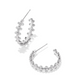 Kendra Scott Jada Small Hoops - White Crystal - The Cottage