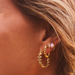 Kendra Scott Jada Small Hoops - White Crystal - The Cottage