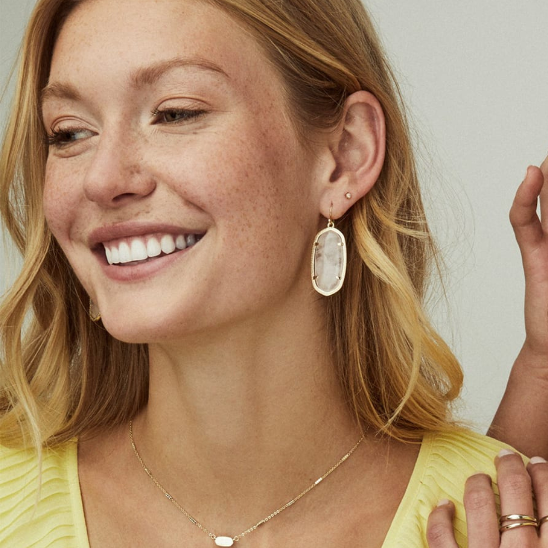 Kendra Scott Elle Drop Earrings - Gold - The Cottage