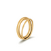 Ellie Vail Milly Ring - Gold - The Cottage