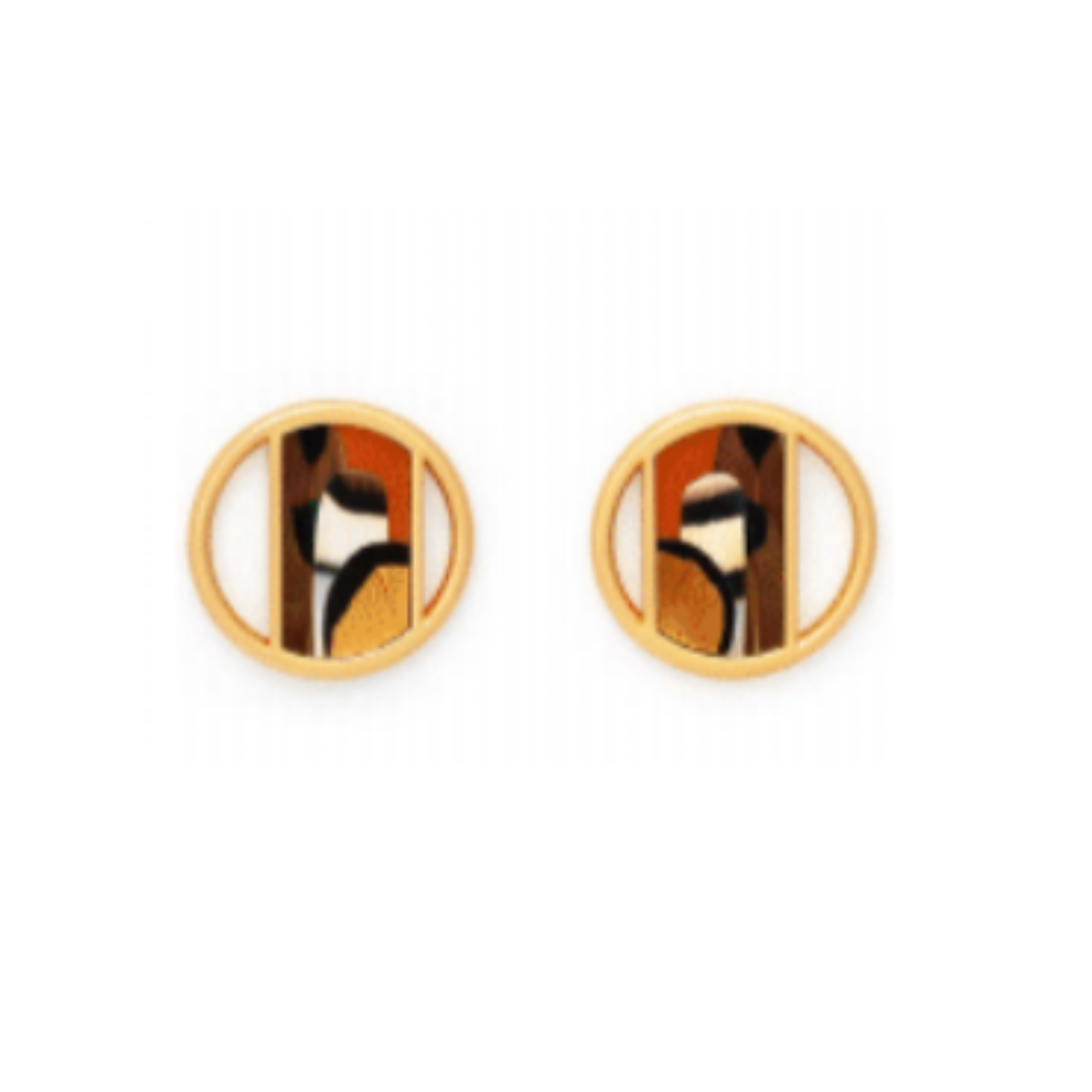 Brackish Kaycee Circle Earrings