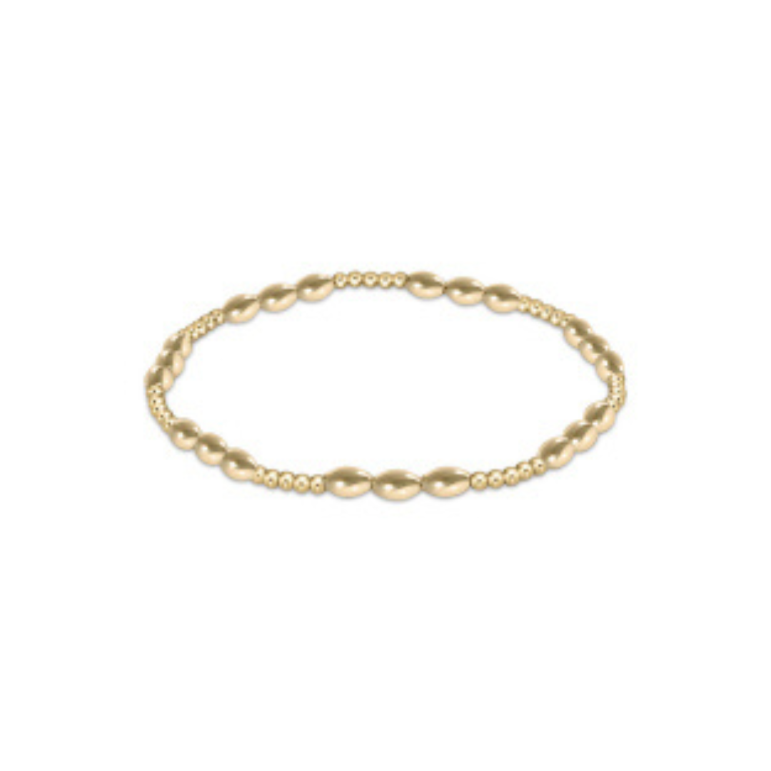 Enewton Classic Gold Harmony Joy Pattern Bracelet - 2mm - The Cottage