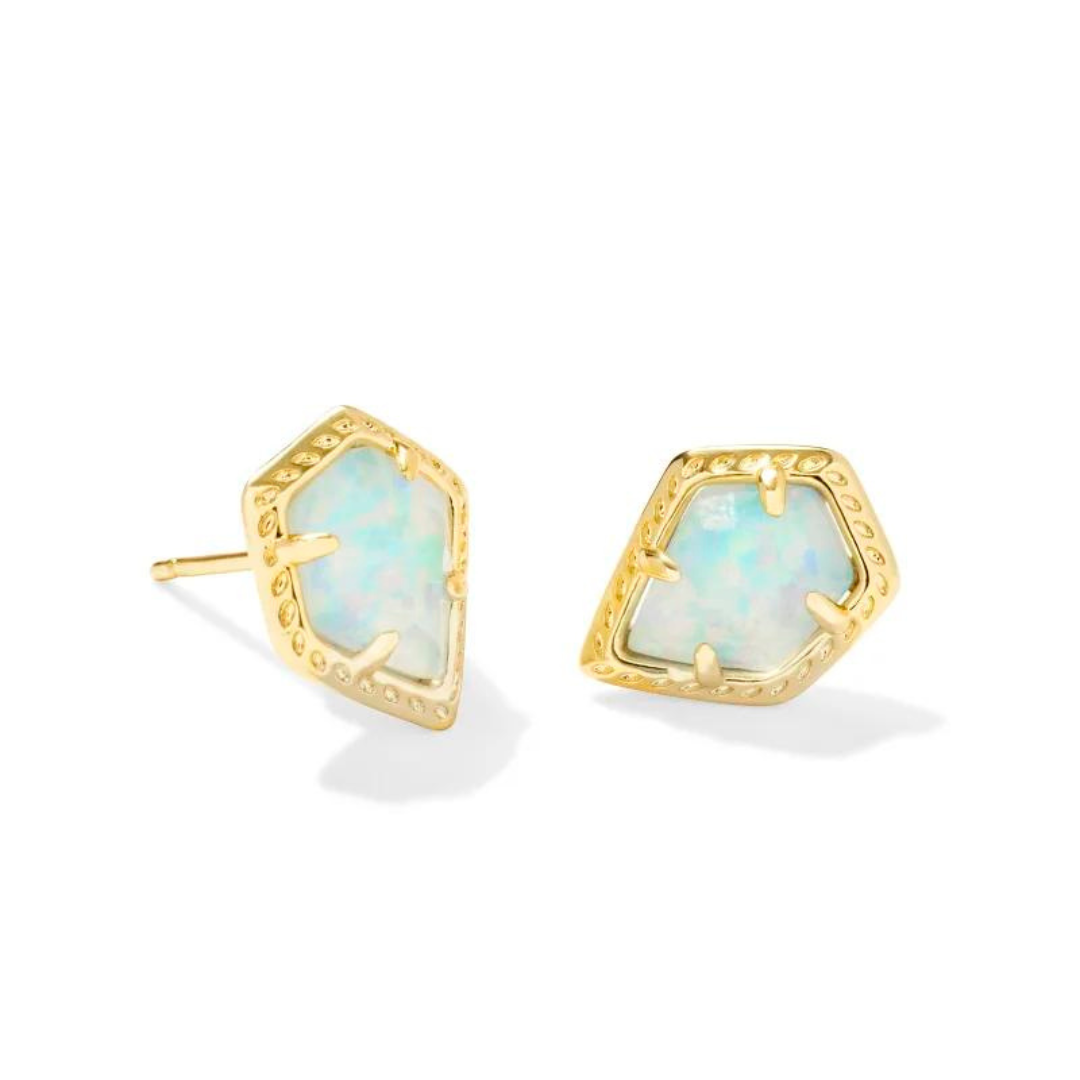 Kendra Scott Framed Tessa Opal Studs - Gold