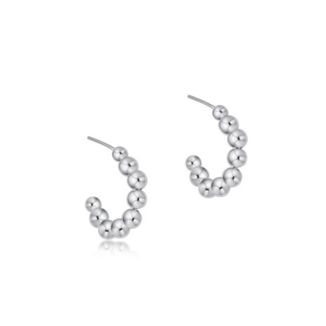 Enewton Sterling Classic Bead Hoop Earrings - The Cottage