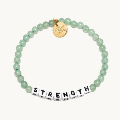 Little Words Project Aventurine Intentions Bead Bracelet - Strength - The Cottage