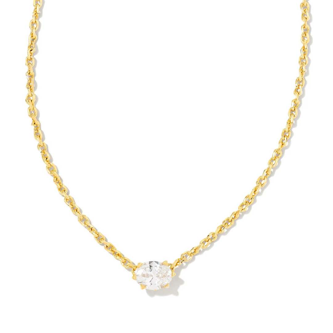 Kendra Scott Cailin Crystal Necklace - Gold - The Cottage