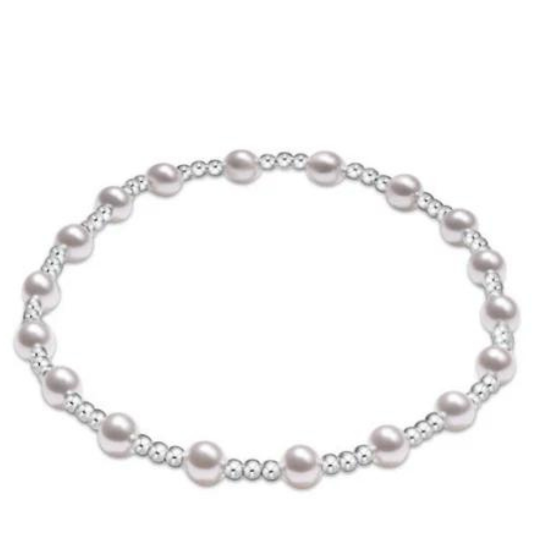 Enewton Sterling Classic Sincerity Pearl Bead Bracelet - 4mm