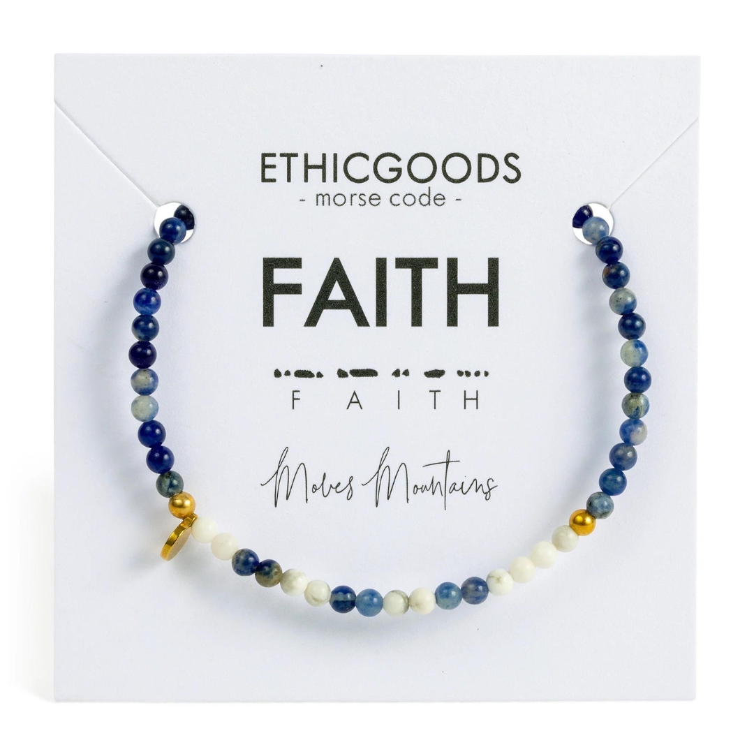 Ethic Goods Morse Code Bracelet - Faith