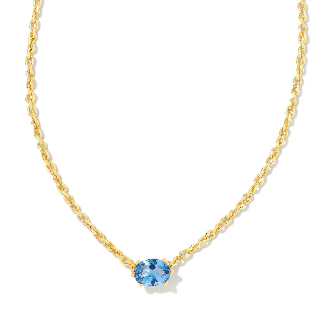 Kendra Scott Cailin Crystal Necklace - Gold - The Cottage