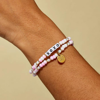 Little Words Project Hugs And Kisses Bead Bracelet - XOXO - The Cottage