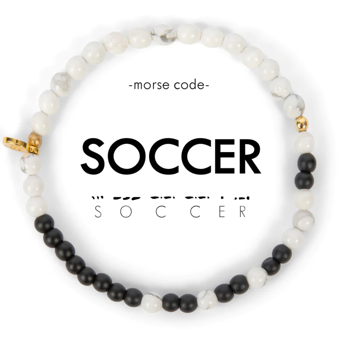 Ethic Goods Morse Code Bracelet - Soccer